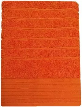 Полотенце Страйп оранжевое 100*150см