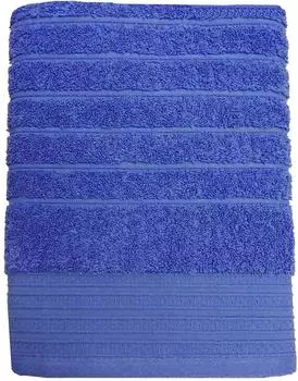 Полотенце Страйп васильковое 100*150см