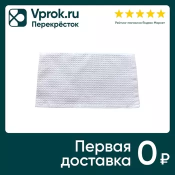 Полотенце вафельное Cottonika белое 35*60см