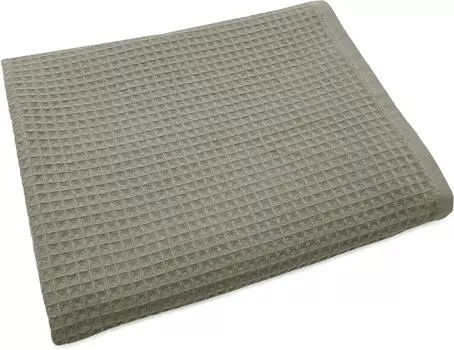 Полотенце вафельное Cottonika Серо-зеленое 50*80см