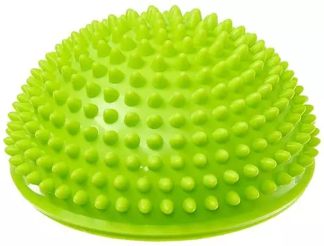 Полусфера балансировочная Bradex массажная зеленая 165*165*75мм