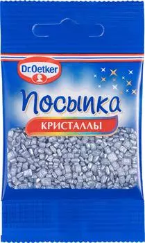 Посыпка Dr. Oetker Кристаллы синие 10г