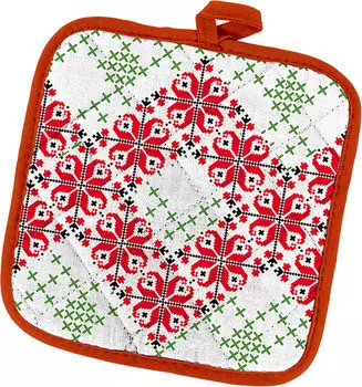 Прихватка Mia Cara Весенний фольклор рогожка 18*18см