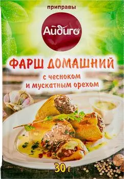 Приправа Айдиго Фарш домашний 30г - Vprok.ru Перекрёсток