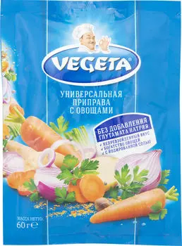 Приправа Vegeta Универсальная с овощами 60г