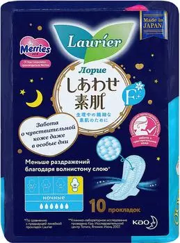 Прокладки Laurier F ночные тонкие 30см 10штс доставкой!