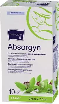 Прокладки Matopat Absorgyn 27*7.5см 10шт