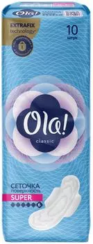 Прокладки Ola! Wings Super Top Dry 10штс доставкой!