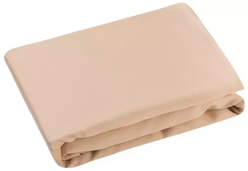 Простыня Amalco Home Тенсель на резинке бежевый 180*200*20см