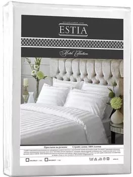 Простыня Estia Hotel Collection на резинке 160*200*20см