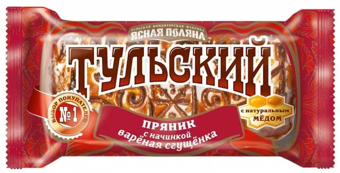 Пряник Ясная Поляна Тульский с вареной сгущенкой 130г
