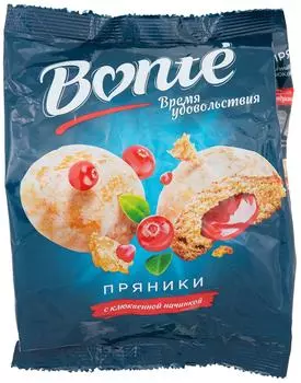 Пряники Bonte с клюквенной начинкой 300г