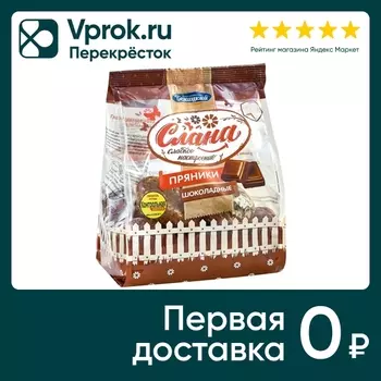 Пряники Слана Шоколадные 480г
