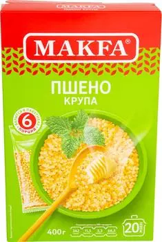 Пшено Makfa шлифованное 6пак*66.6г. Доставим до двери!