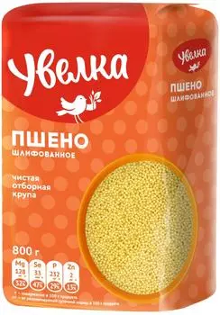 Пшено Увелка шлифованное 800г - Vprok.ru Перекрёсток