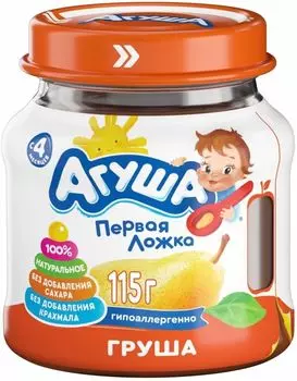 Пюре Агуша Груша 115г