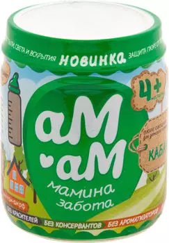 Пюре Ам-Ам мамина забота Кабачок 90г