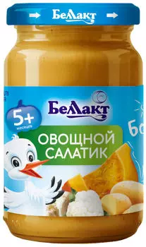 Пюре Беллакт Овощной салатик с 5 месяцев 170г