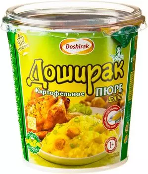Пюре Доширак картофельное премиум со вкусом курицы 52г