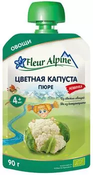 Пюре Fleur Alpine Цветная капуста с 4 месяцев 90г