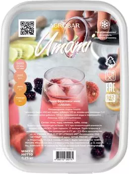 Пюре фруктовое Agrobar микс Umami 250г