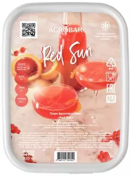 Пюре фруктовое Agrobar Red Sun 250г