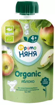 Пюре ФрутоНяня Organic Яблоко 90г