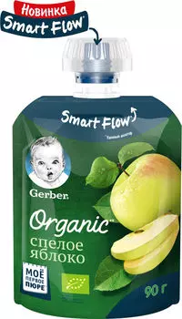 Пюре Gerber Органик Спелое Яблоко 90г