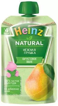 Пюре Heinz Нежная грушка с 4 месяцев 90г