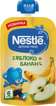 Пюре Nestle из Яблок и банана с 6 месяцев 90г