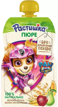 Пюре Растишка Яблоко груша банан и мультизлак 85г