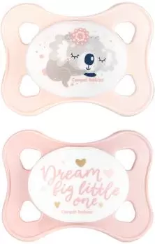 Пустышка Canpol babies Mini силиконовая 0-2 месяцев 2шт