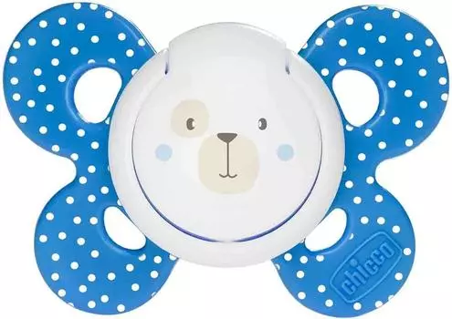 Пустышка Chicco Слоники 6 месяцев