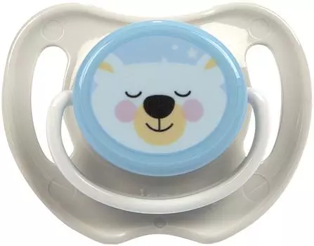 Пустышка Pigeon S White Bear 0+