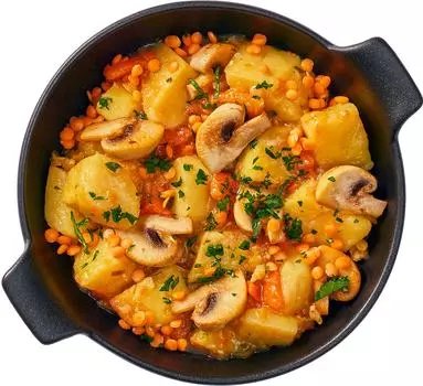 Рагу овощное Зеленая линия by Перекресток Select с чечевицей 250г