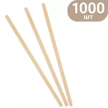 Размешиватель для кофе и чая Комус деревянный 18см 1000шт упаковка