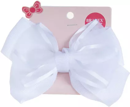 Резинка для волос Bradex Белый бант
