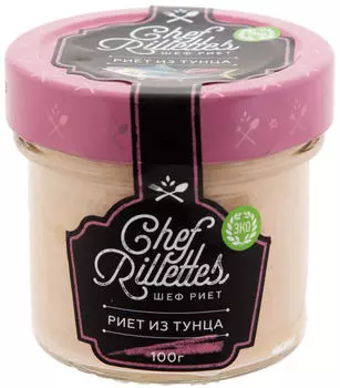 Риет Путина из тунца 100г - Vprok.ru Перекрёсток