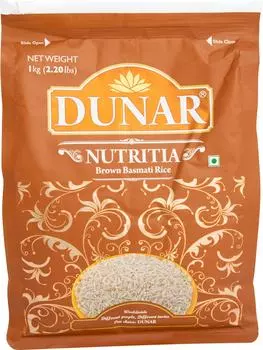 Рис Dunar Nutritia Basmati Brown 1кг. Доставим до двери!