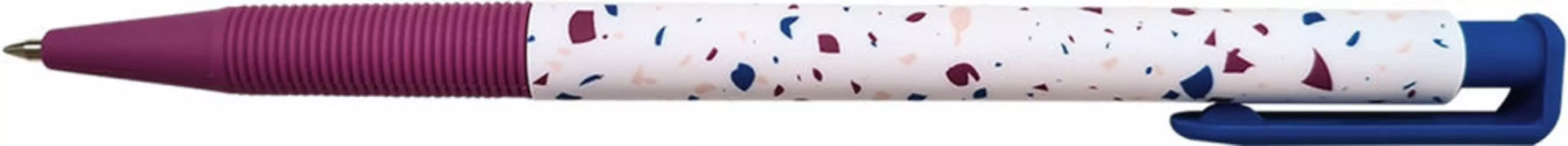 Ручка Be Smart Simple бордовый автоматическая шариковая синяя 0.7мм