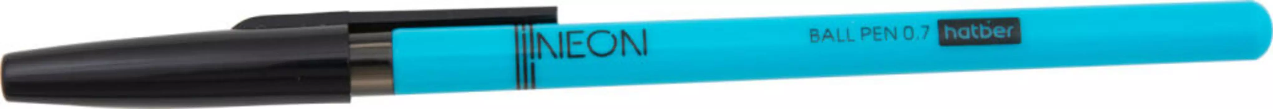 Ручка шариковая Hatber Neon синяя 0.7мм