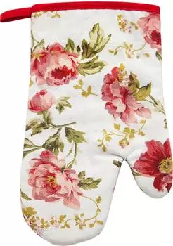 Рукавица Bonita Английская коллекция красная 17*28см