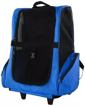 Рюкзак-переноска для животных Не Один Дома на колесиках 35*27*49см