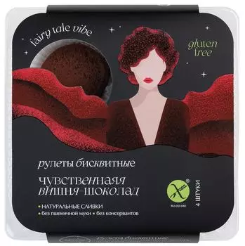 Рулет FOODCODE Вишня-шоколад 70г*4шт