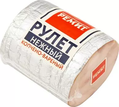 Рулет Ремит Нежный из курицы варено-копченый 0.4-0.6кг