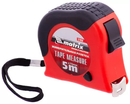 Рулетка Matrix Double fixation 19мм*5м