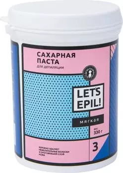 Сахарная паста Lets Epil для депиляции мягкая 330г