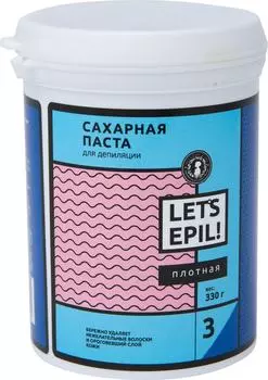 Сахарная паста Lets Epil для депиляции плотная 330г