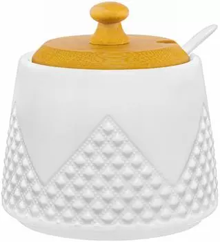 Сахарница Elan Gallery Ромбики с ложкой 350мл