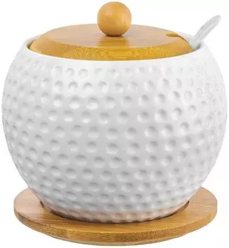 Сахарница Elan Gallery Сфера с ложкой 620мл